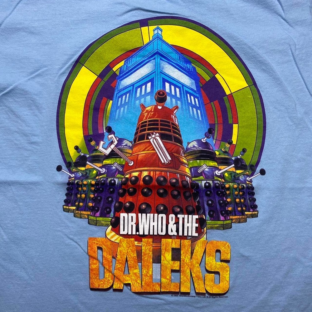 2014 Dr Who and the Daleks shirt